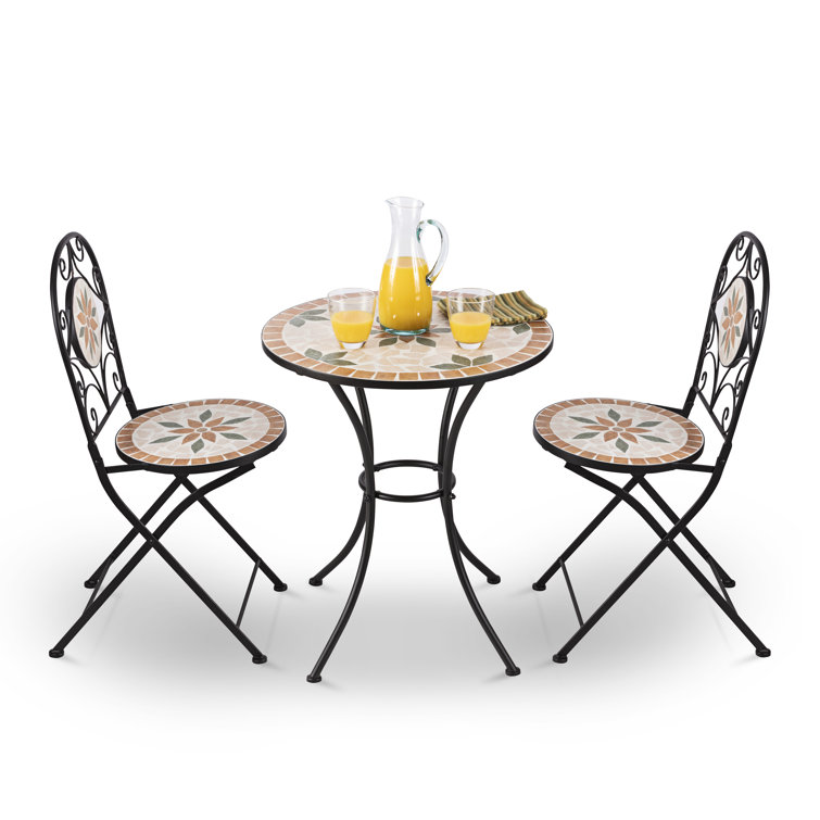 Fleur De Lis Living Round 2 Person 24'' Long Bistro Set & Reviews